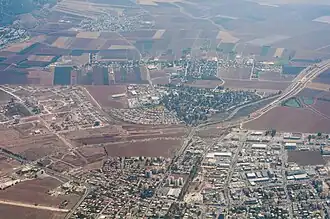 Воздушная панорама Мерхавии