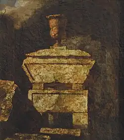 Руины гробницы. Между 1645 и 1687. Холст, масло. Колледж Анон II, Оксфордский университет, Оксфорд