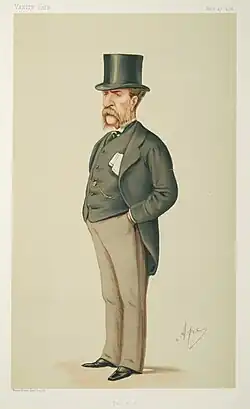 Карикатура Адама работы Карло Пеллегрини