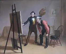 Уильям Сидни Маунт . «Высшее достижение художника», 1838 , Пенсильванская академия изобразительных искусств