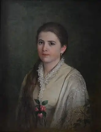 Викентий Слендзинский — Портрет Юлии Бразоль (1881)