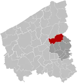Расположение муниципалитета на карте провинции