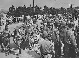 Уход японских войск из Кореи. 1945 год