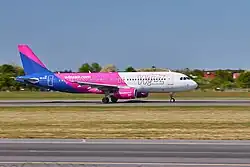 Airbus 320 HA-LWC EPPO