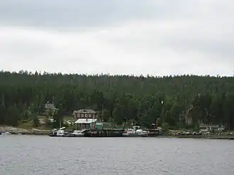 Вид на ББС с пролива