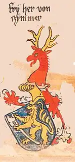 герб фон Циммернов (Гербовник Альбрехта VI)