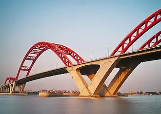 мост и река Чжуцзян