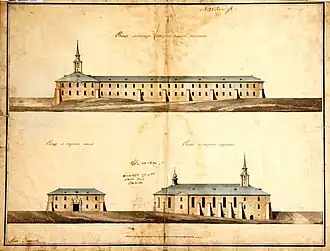 Проект Харлампиевого монастыря в Гатчине архитектора Андреяна Захарова.