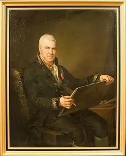 Портрет М. М. Иванова. 1818Холст, масло. 123 × 95,5 смМузей Российской академии художеств, Санкт-Петербург