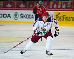 Рылов в товарищеском матче со Швейцарией, 8 апреля 2011