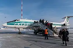 ТУ-134 в аэропорту Якутска