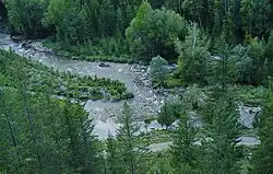 Яломан в 1,5 км от впадения в Бол. Яломан