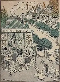 Одна из иллюстраций книги о Чуффеттино, 1908