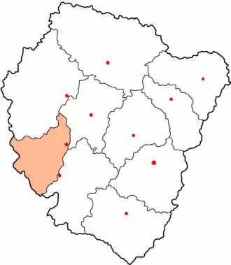 Мышкинский уезд на карте