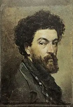 Автопортрет. 1846Бумага на картоне, масло. 14,3 × 10 смРусский музей, Санкт-Петербург