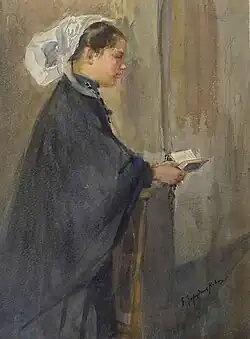 Девушка с книгой. 1890-е — 1900-е годы