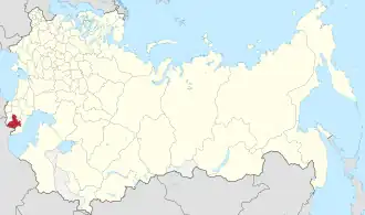 Елизаветпольская губерния на карте