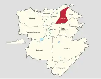 Канакер-Зейтун на карте