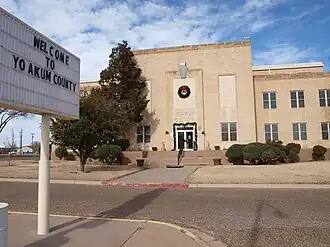 Здание суда округа Йокум в Плейнсе