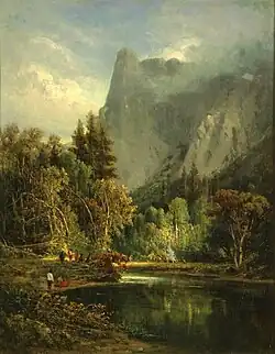 Уильям Кейт. «Скала Часовой, Йосемити», 1872