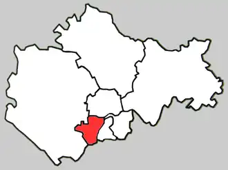 Юйхуэй на карте