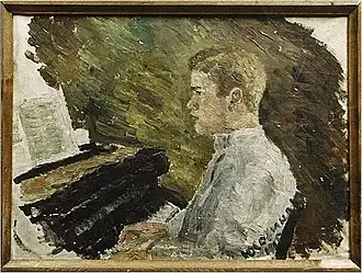 Портрет Бориса Собинова работы его брата Юрия (1910)