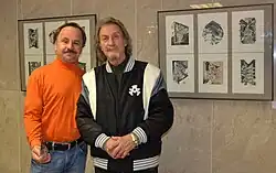 Искусствовед Сергей Хоревский и художник Георгий Скрипниченко