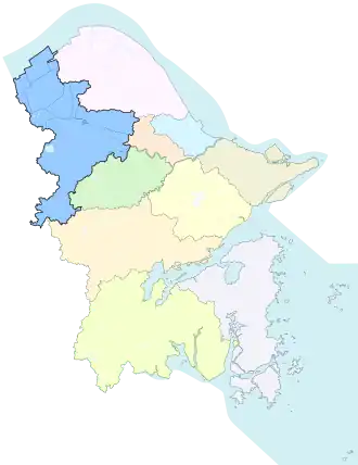 Юйяо на карте