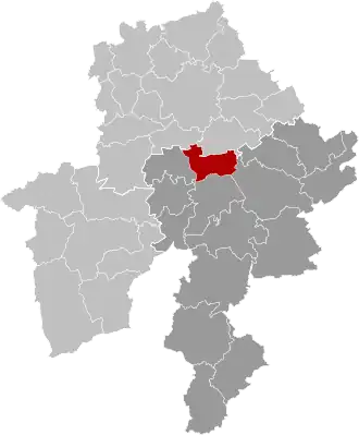 Расположение муниципалитета на карте провинции
