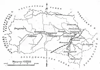 Зайковский район на карте
