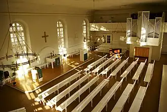 Зал современной Сарептской кирхи