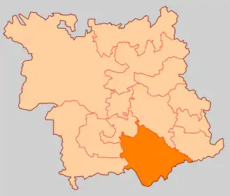 Заовражское сельское поселение на карте