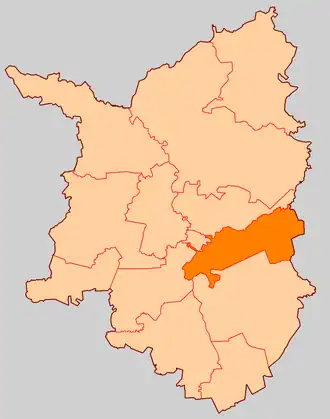 Зареченское сельское поселение на карте