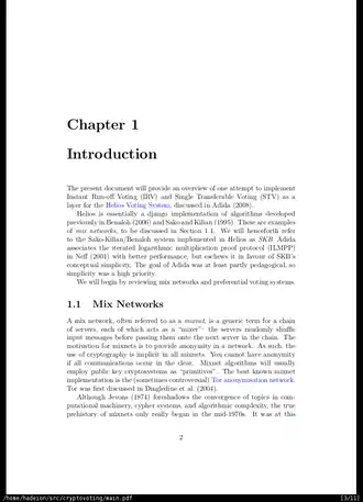 Скриншот программы Zathura