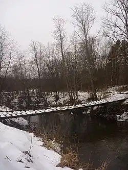 Мост через реку Люк в Завьяловском районе