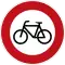 Verbot für Radfahrer