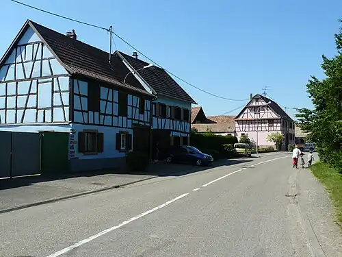 Фахверковые дома на главной улице