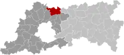 Расположение муниципалитета на карте провинции