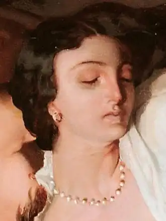 Деталь картины Поля Бодри «Зенобия, найденная пастухами на берегу Аракса»