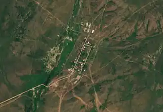 Жаманжол, вид из космоса (спутник Sentinel-2)