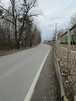 Вид на север от Елисеевской улицы