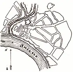 План Жванецкого замка. Наполеон Орда. 1876