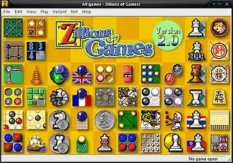 Скриншот программы Zillions of Games