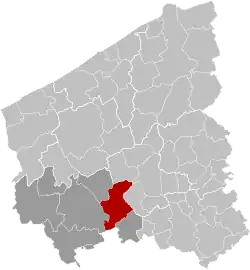 Расположение муниципалитета на карте провинции