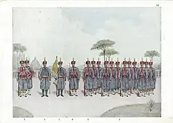 Папские зуавы, 1870 год.