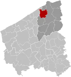 Расположение муниципалитета на карте провинции