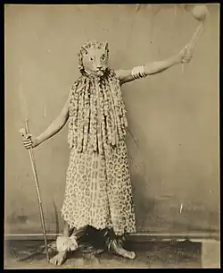 Николас Хеннеман. Зулус в шкуре леопарда, лето 1853