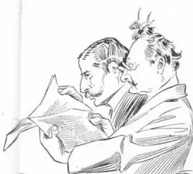 Генрих Берте (слева)