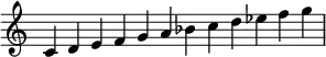 \new Staff \with {\remove "Time_signature_engraver"} {\time 12/4
c'    d'    e'    f'    g'    a'    bes'
c''    d''   es''  f''   g''}