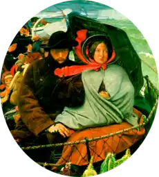 Прощание с Англией, картина Форда Мэдокса Брауна. 1855 год